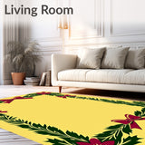 Wreath Border Framework with Ribbon Bow Embellishments(Yellow)