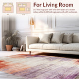 Boho Inspired Color Wash Indoor Area Carpet(Beige)