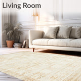 Absorbent Beige Retro Inspired Design for Entryway Charm(Beige)
