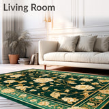 Luxurious Velvet Semi Circular(Green)