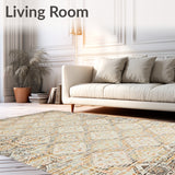 Artistic Patterned Area for Busy Homes(Gray)