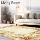 Antiquity Inspired Taupe Accent Area Elegant Beige Floor(Beige)