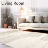 Ethereal Grip Non Slip Beige Runner with Delicate Weave(Beige)