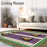 Elegant Cathedral Bell Tower Half Moon Entrance with Gothic Arches(Gold)