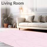 Heavenly Faux Fur Decorative Accent Exquisite (Pink)
