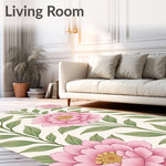 Distressed Vintage Floral with Faded Rose Garden Theme (Pink) - ODIKA