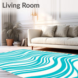 Wave Ripple Nautical Tropical(Blue)