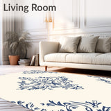 Enchanted Garden Damask Medallion Luxe(Blue)