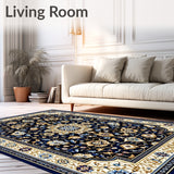 Abstract Floral Medallion(Blue)