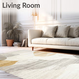 Elegant Abstract Area Non Slip Vintage(Beige)