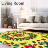 Holly Berry Wreath Entryway(Yellow)