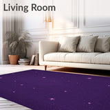 Dreamy Starlight Cascade Luxury Oval (Purple)