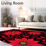 Winter Wonderland Poinsettia Bloom Design(Red)