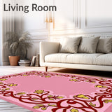 Seasonal Bell Design Semi Circle with Vintage Festive Charm(Pink)