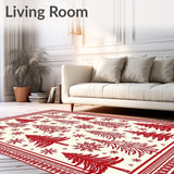 Jolly Yuletide Celebration Enchanted Wonderland Surface(Red)