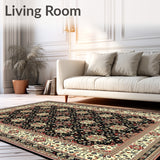 Vintage Abstract Modern Area(Black)