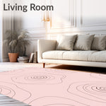 Minimalist Meditative Spiral Overlay with Whispered Lines (Pink) - ODIKA