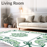 Damask Style Scrollwork with Classical European Influence(Green)