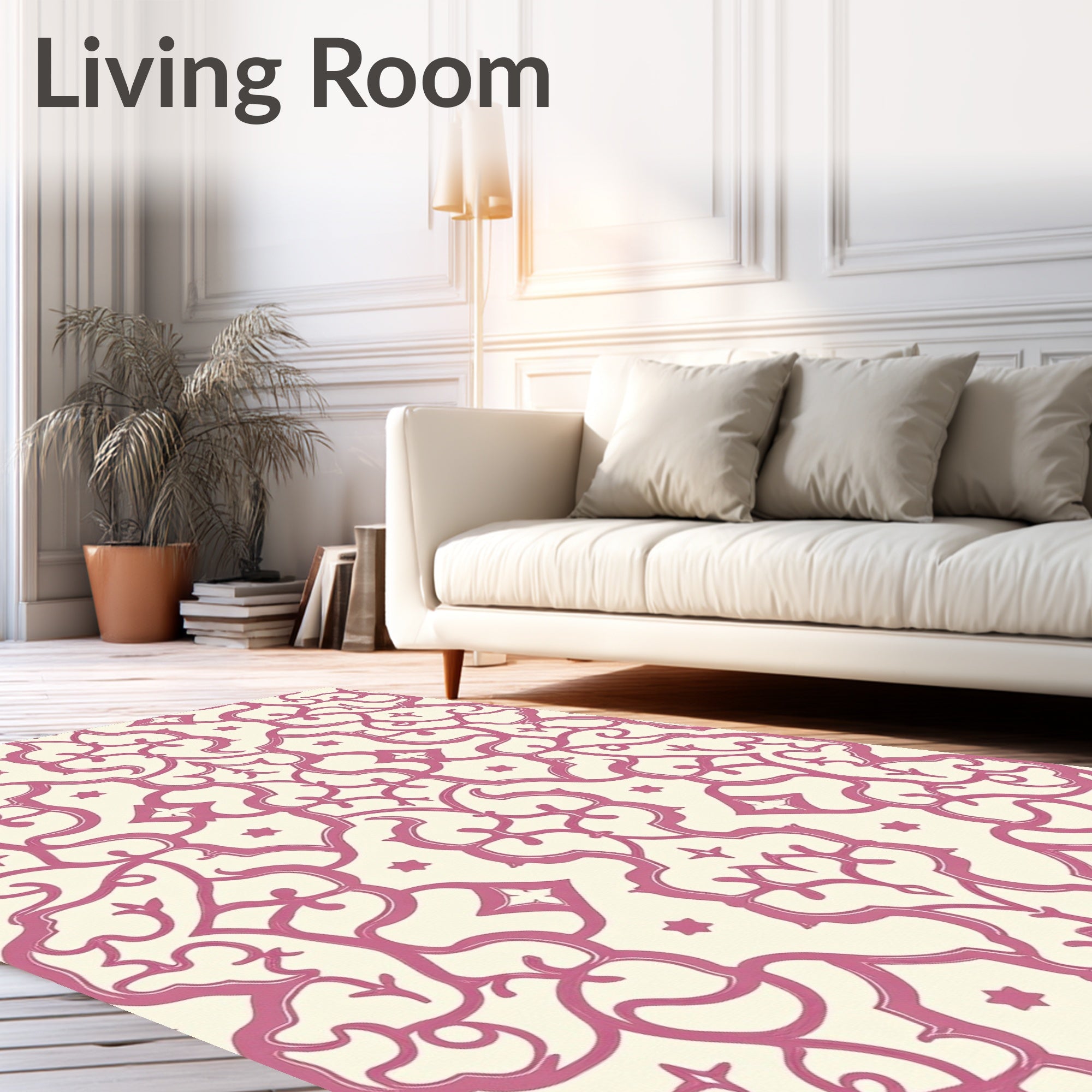 Timeless Elegance Lattice Transitional Decorative (Pink) - ODIKA