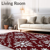 Snowflake Medallion Winter Celebration(Red)