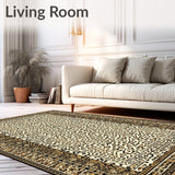 Elegant Leopard Print with Contemporary Design and Neutral Shades(Beige)