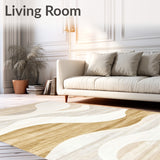 Abstract Wave for Modern(Beige)