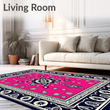 Medallion Mosaic with Intricate Border Design (Pink) - ODIKA