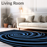 Spiral Vortex Floor (Black)