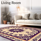 Tile Mosaic Slip Resistant Floor(Purple)