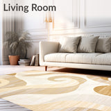 Area Anti Skid Mat Non Slip Gripper for Carpeted Floors and(Beige)