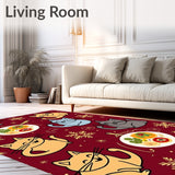 Glowing Feline Dinner Party Novelty Accent Flash Mode(Red)