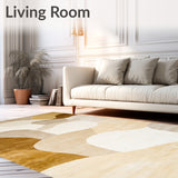 Desert Dune Beige Area Durable Non Shedding Floor Covering(Beige)
