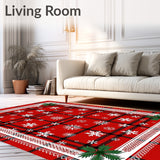 Frosty Wonderland Seasonal Accent Covering(Red)