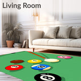 Billiard Pool Table Cue Balls Rack(Green)