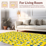 Cheerful Sunflower Shaggy Accent(Yellow)