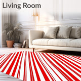 Cane Stripe Holiday Peppermint Twist Design(Red)