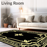 Heritage Arabesque Palmette Interlocking(Black)