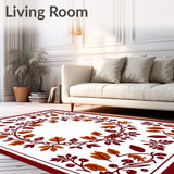 Thanksgiving Harvest Wreath Autumn Botanical Celebration(Maroon)