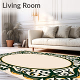 Enchanted Forest Canopy with Lattice Vine Scrolls(Ivory)