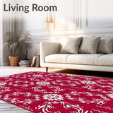 Holiday Snowflake Festive Winter Wonderland Design(Red)