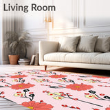 Delicate Blossom Cluster Arrangement with Interlocking Floral(Pink)