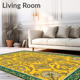 Eclectic Damask Embellished Sophisticated Exquisite Jewel (Yellow)