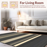 Timeless Striped Elegance(Black)