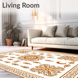 Harvest Moon Walkway Cottage Chic Design(Brown)