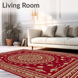 Mystical Palm Amulet Featuring Sacred Floral Artistic(Red)