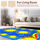 Charming Pastel Sunray Motif(Yellow)