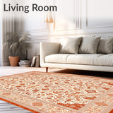 Boho Swirl Area(Orange)