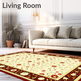 Symmetrical Floral(Beige)