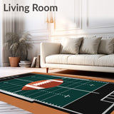 Football Field Gridiron Yard Lines(Green)