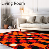 Buffalo Checkered Pumpkin Patch Harvest Festive Design(Orange)